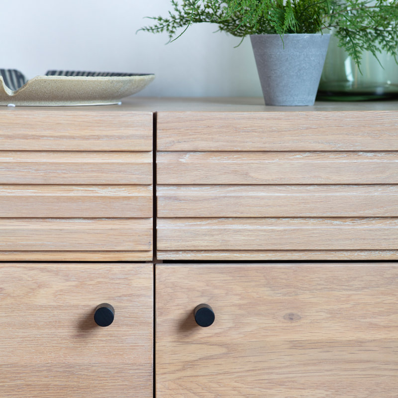 Greggery 131cm Solid Wood Sideboard