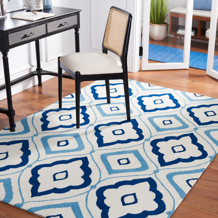 Abbie-Jai Hand Hooked Performance Geometric Rug