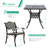 4 - Person Patio Dining Set Umbrella Hole Included Square Table