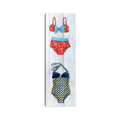 Vintage Bathing Suit Detail I by Tava Studios - Panoramic Gallery-Wrapped Canvas Giclée on Canvas