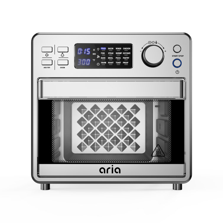 Compact Air Fryer/ Convection Toaster Oven, Stainless Steel