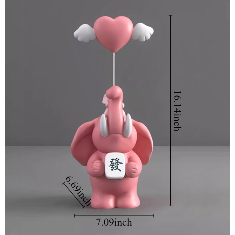 Dempsie Figurines & Sculptures, Pink