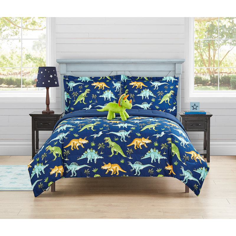 Ensemble d'édredon ALEX + BELLA, Twin Comforter + 1 Shams + 1 Throw Pillow