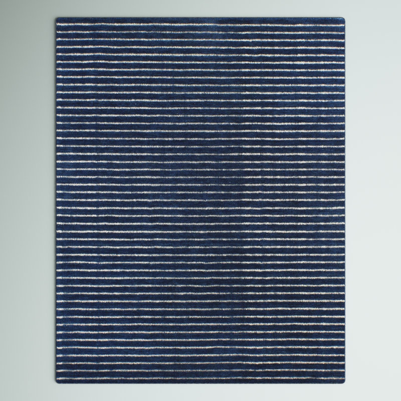 Tapis en laine tissé à la main Worsham , Rectangle 3 pi 6 po x 5 pi 6 po