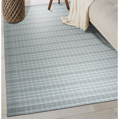 Timeless Celia Gray Flatweave Wool Transitional Geometric Hand-Knotted Area Rug