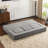modular Chenille sofa with 3 Ottomans-522194089