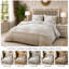Trendy Complete Bedding Set 4 Piece Duvet Cover Fitted Sheet with Matching Pillow Cases 100% Microfibre Material-1679429906-1679429907