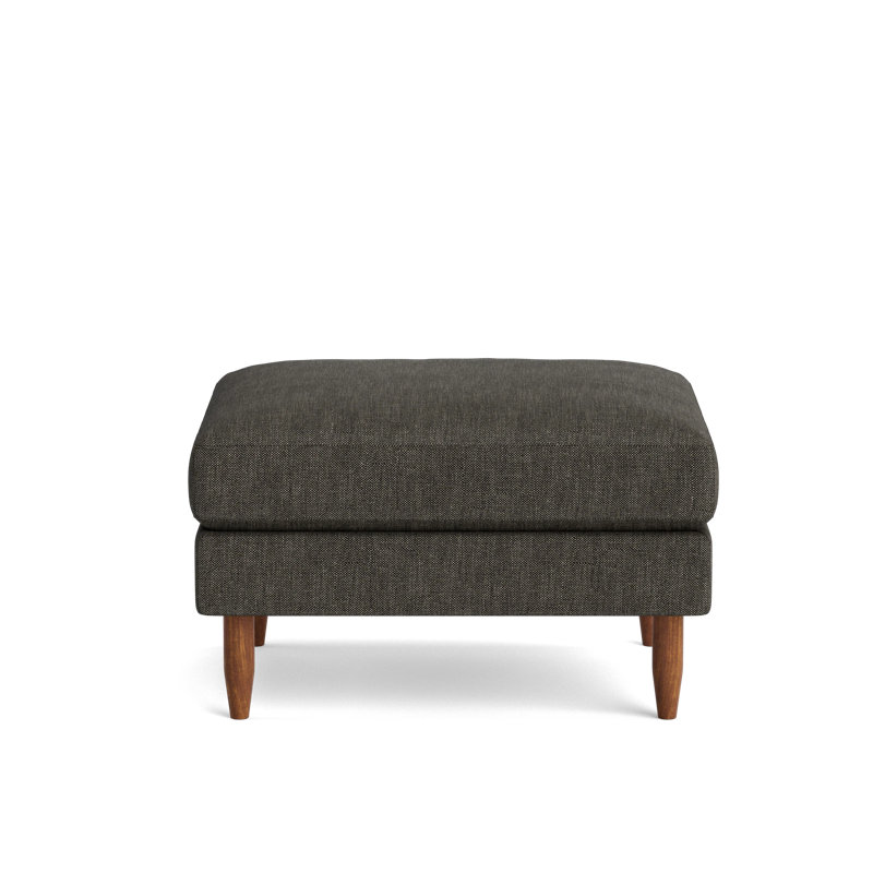 Skinny Fat Ottoman, Performance Weave - Onyx