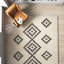 Tapis géométrique noir / beige Cosper-1115709917
