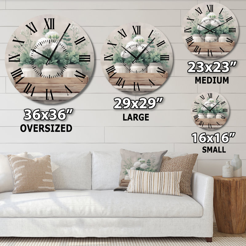 Horloge murale rustique, Petit