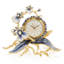 Tara Orchid Clock