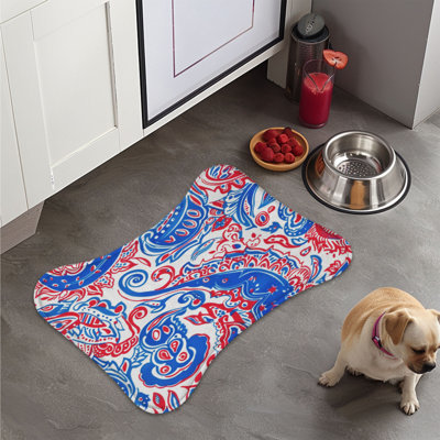 Tapis d'alimentation Ruby and Azure Paisley - 1 pièce