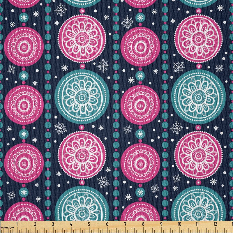 Alieen Floral Circles Fabric