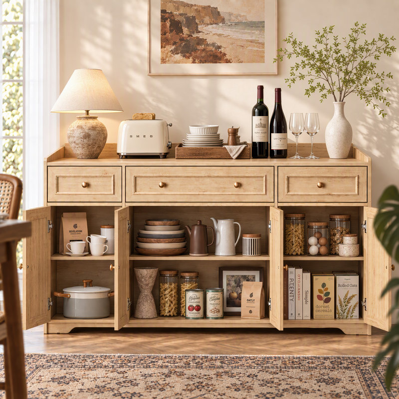 Buffet 63 "en chêne Farmhouse