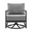 Chaise longue d'extérieur pivotante et pivotante en aluminium et bois de teck avec coussins