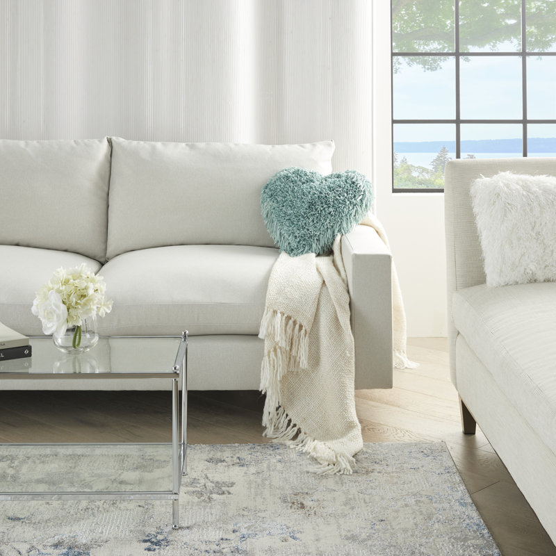  Housse et insert de coussin fantaisie, Céladon