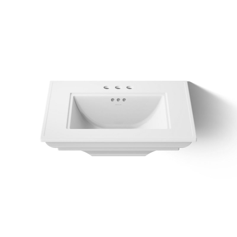 Memoirs® Stately 24" Console Bathroom Sink with Overflow, White, 4'' Centers