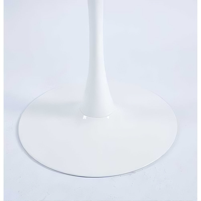 31.5" Dining Table, White, White, 28.9" H x 31.5" W x 31.5" D