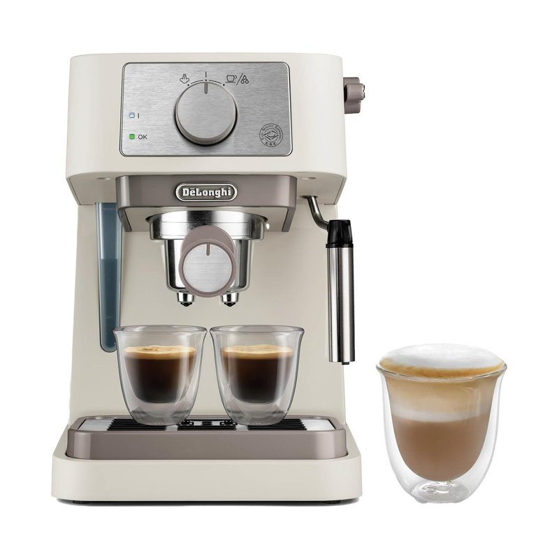 De'longhi Stilosa Manual Coffee Machine, Cream