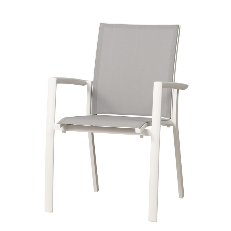 High Back Dining Chair-Set Of 4, Silver Gray, Silver Gray