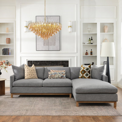 Cami Solid Wood Sofa and Chaise