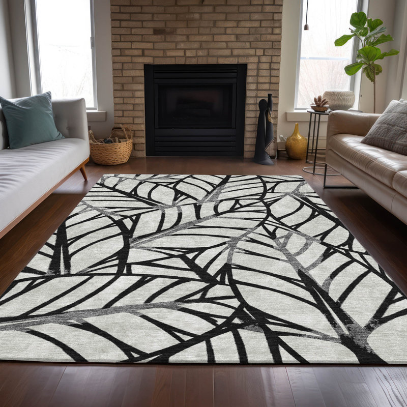 Tapis intérieur / extérieur Neysa, Rectangle 2 pi 6 po x 3 pi 10 po