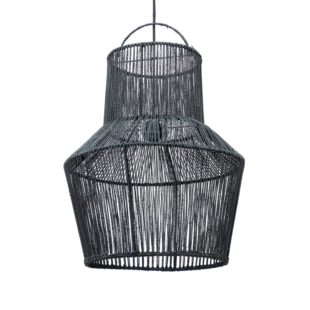 55Cm H Bamboo/Rattan Novelty Pendant Shade ( Screw On )