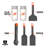 6pc Camp Griddle Tool Kit
