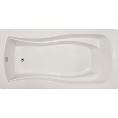 Charlotte 72'' x 36'' Soaking Acrylic Bathtub