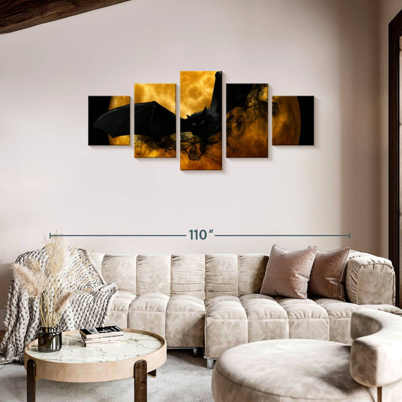 Demon Bat, 36" H x 80" W