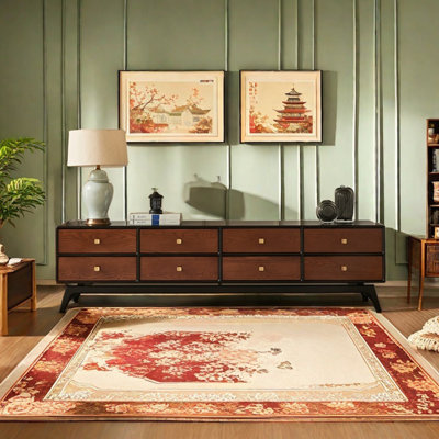 Vintage Solid Wood TV Stand