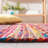 Braided Handmade Cotton/Jute Striped Rug in Brown-1752934432