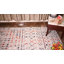 Tapis géométrique gris / rouge-1142081799