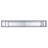 Bergen Narrow Metal Console Table - Silver
