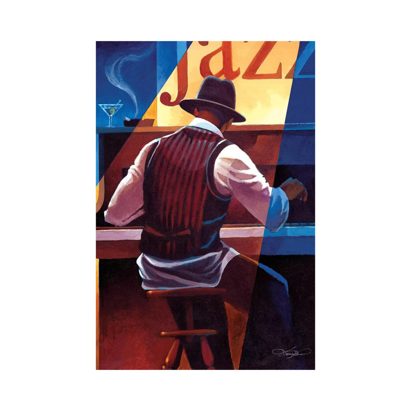 Ragtime by Keith Mallett - Print on Canvas, Wrapped Canvas, 66.04 cm H x 45.72 cm W x 1.91 cm D