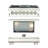 Capriasca - Titanium Professional 30" 4.32 cu. ft. Freestanding Dual Fuel Range with Nightlight-68815741