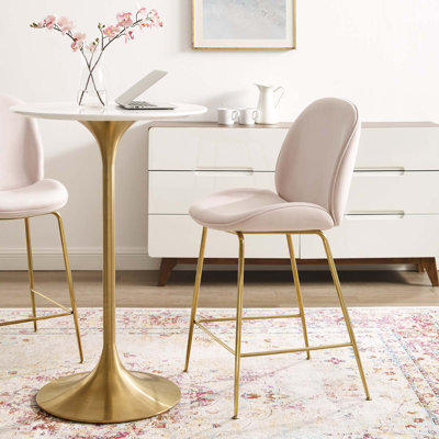 Tabouret de comptoir Scoop Gold
