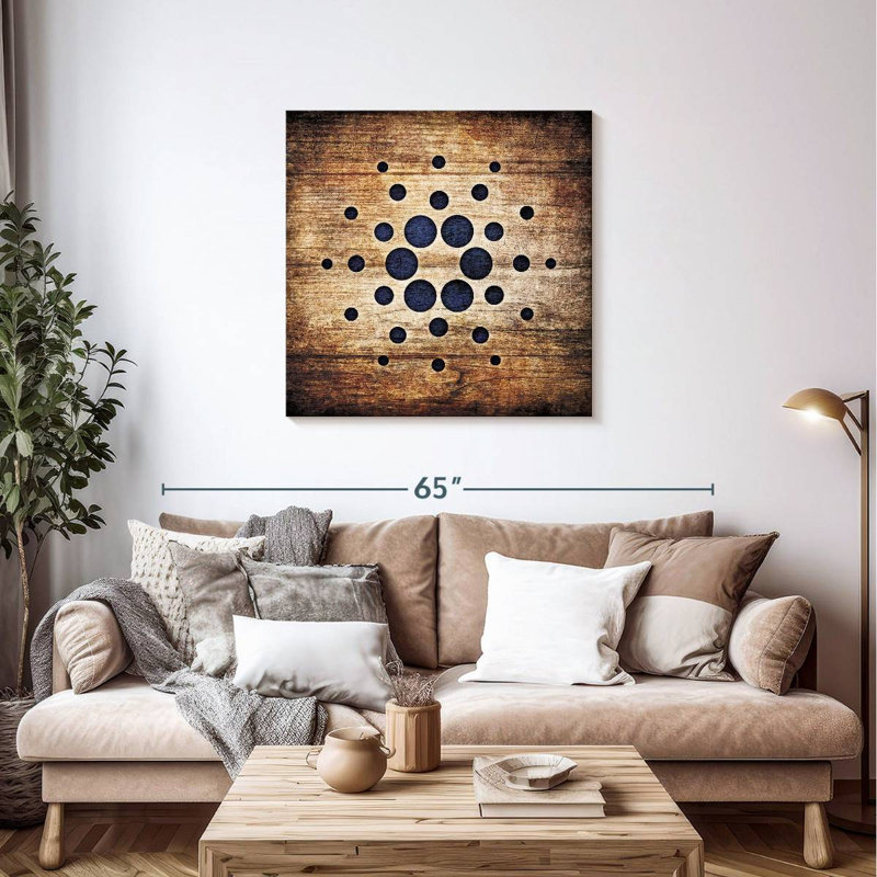 Kerner Cryptocurrency Cardano Logo I, 36" H x 36" W