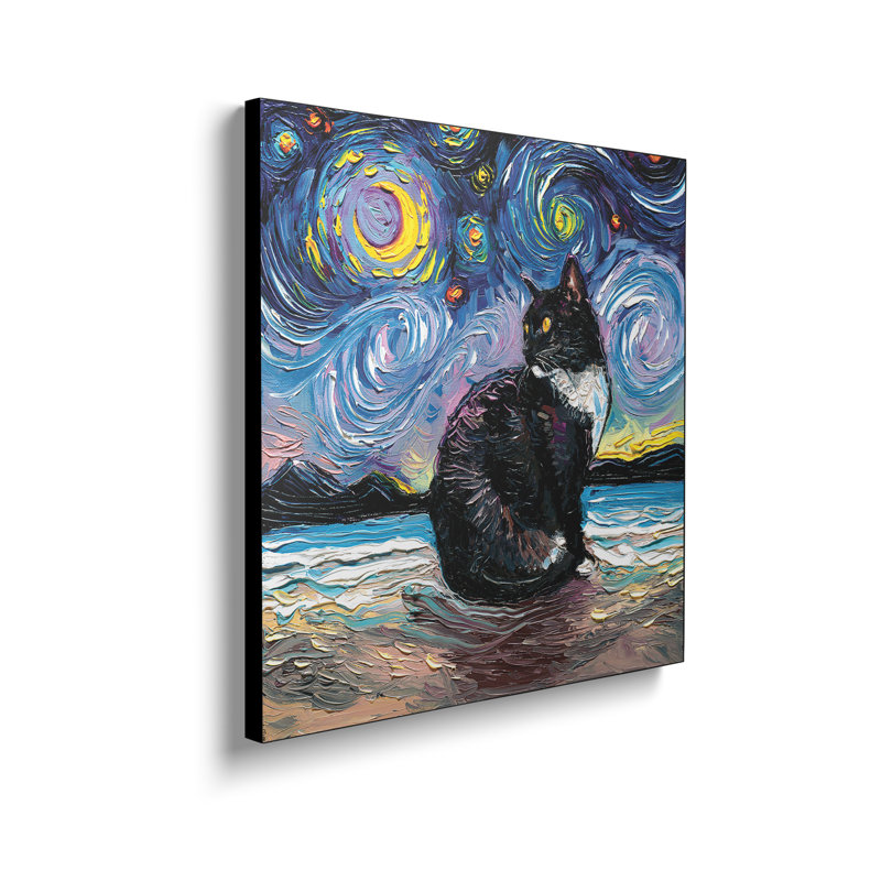 Reproduction d'art sur toile en métal «Stewellix» par Aja Trêves