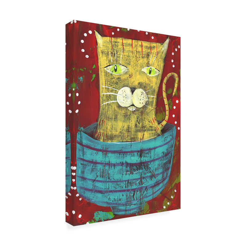 Art sur toile «bol Ahfolkart», H 19 po x l 12 po