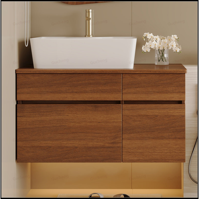 31.5"Floating Small Bathroom Vanity With Sink
