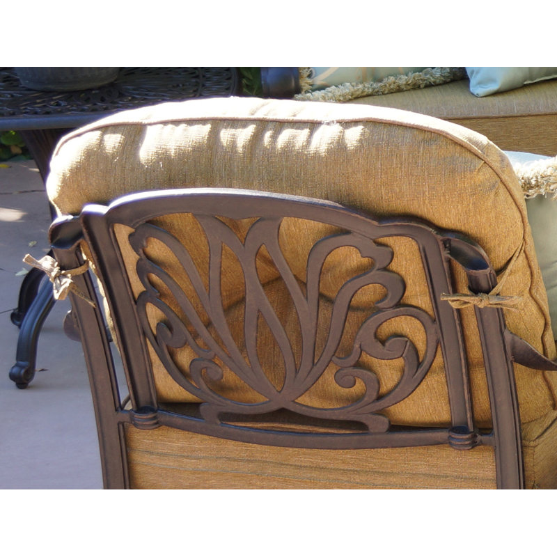 Chaise berçante pivotante avec coussins Lebanon