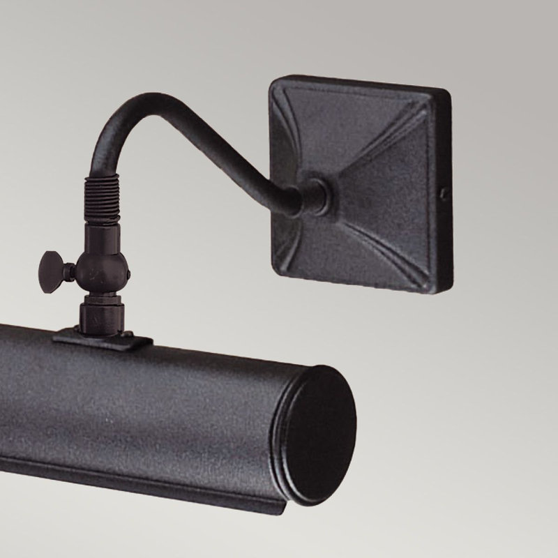 1 -Light Hardwired Dimmable Wall Mounted Picture Light, Black