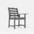 All-weather Patio Dining Chairs With Wood Grain Design (Set of 2)-317057398