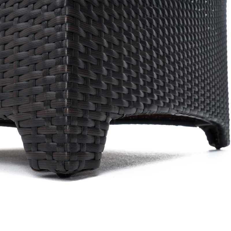 Fionnula Aluminum Outdoor Lounge Chair, Charcoal Grey Sunbrella®
