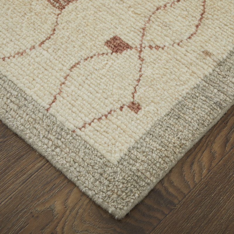 Kasbah Transitional Diamond Area Rug, Rectangle 7'9" x 9'9"