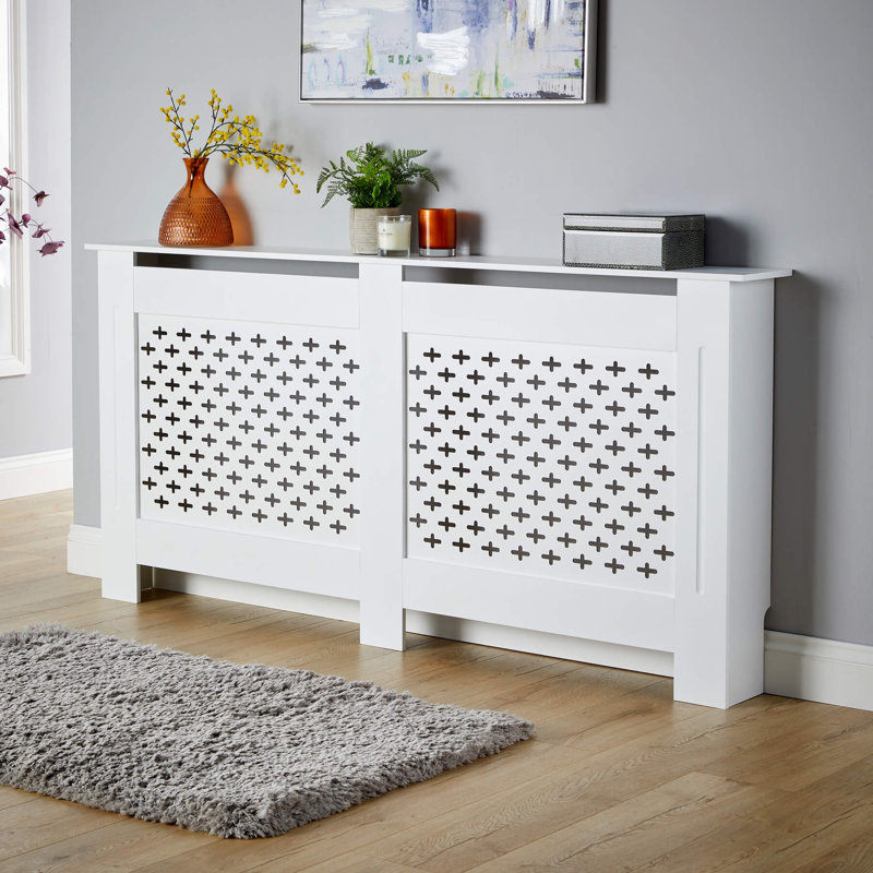 Guevara Radiator Cover, 82cm H x 172cm W x 19cm D
