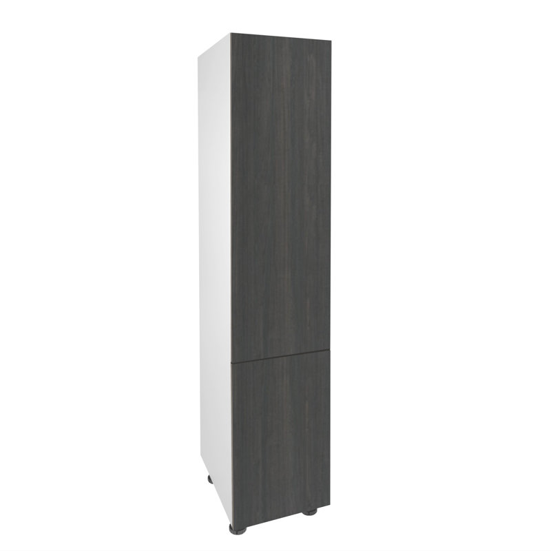 Armoire de cuisine à assemblage rapide Radiance, Marine carbone, H 96 po x l 18 po x P 24 po