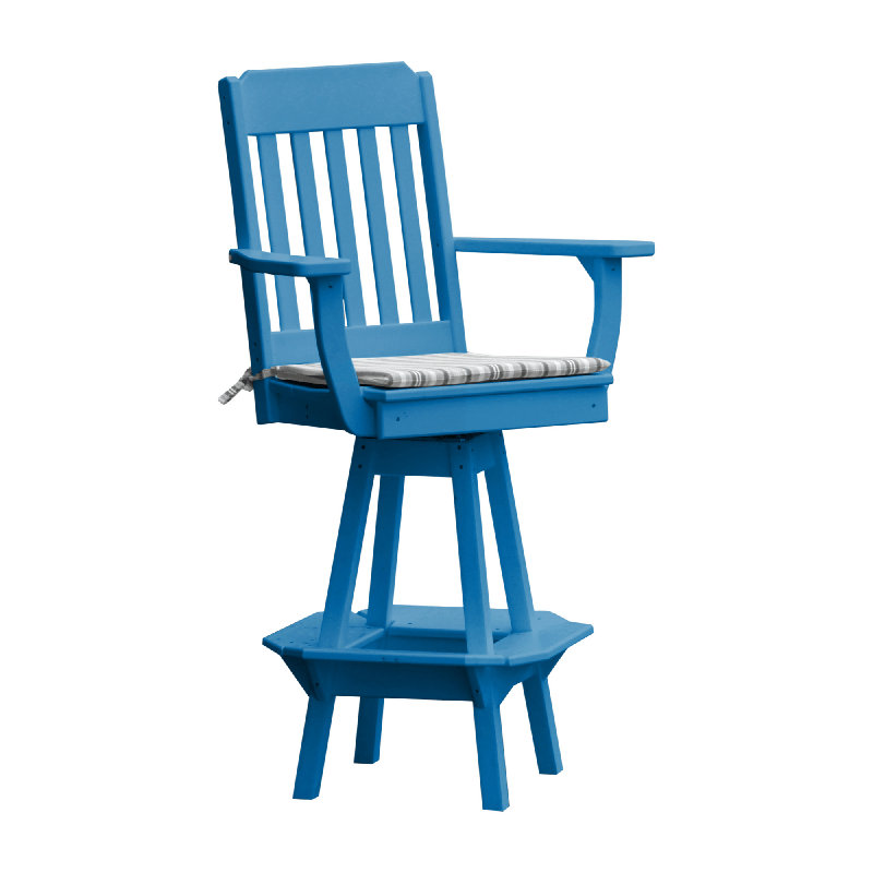 Chaise de bar Keystone Amish Co., Blue
