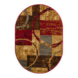Adetomiwa Geometric Multi Area Rug
